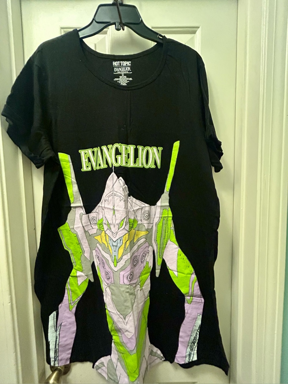 Anime Evangelion Graphic Tee shirt Dress